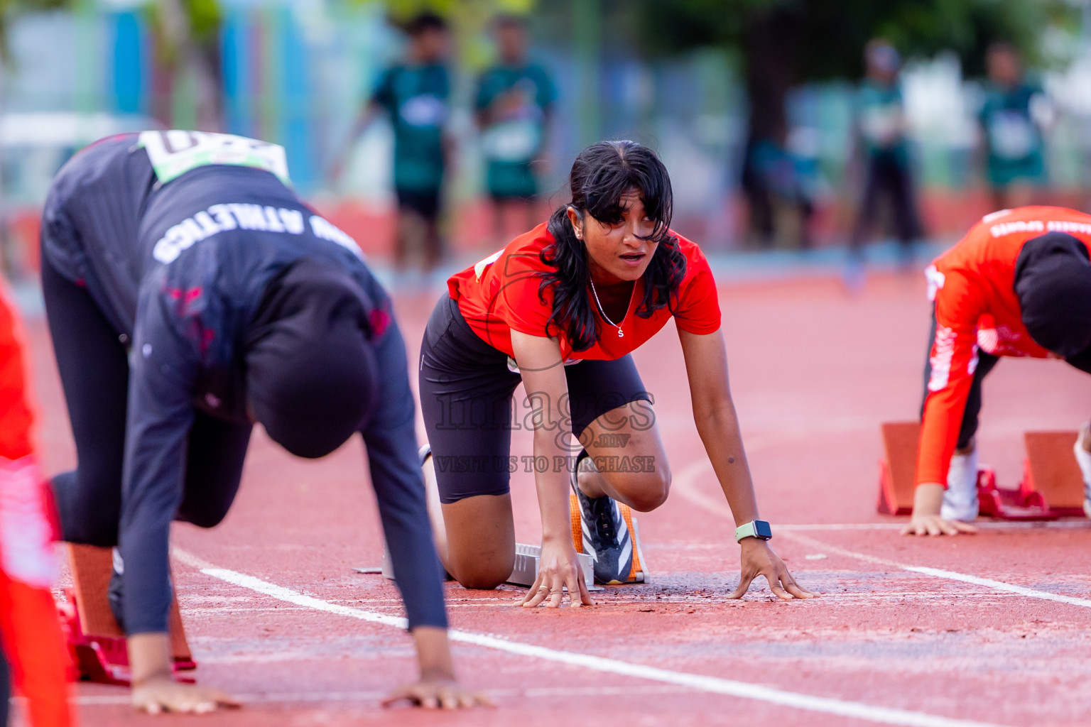 Day 2 of 12th Milo Association Championships was held in Ekuveni Track at Male', Maldives on Friday, 25th April 2025. Photos: Nausham Waheed / images.mv