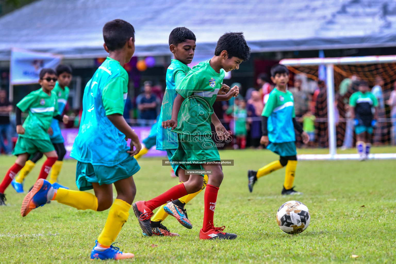 Day 1 of Milo Kids Football Fiesta 2022 was held in Male', Maldives on 19th October 2022. Photos: Nausham Waheed/ images.mv