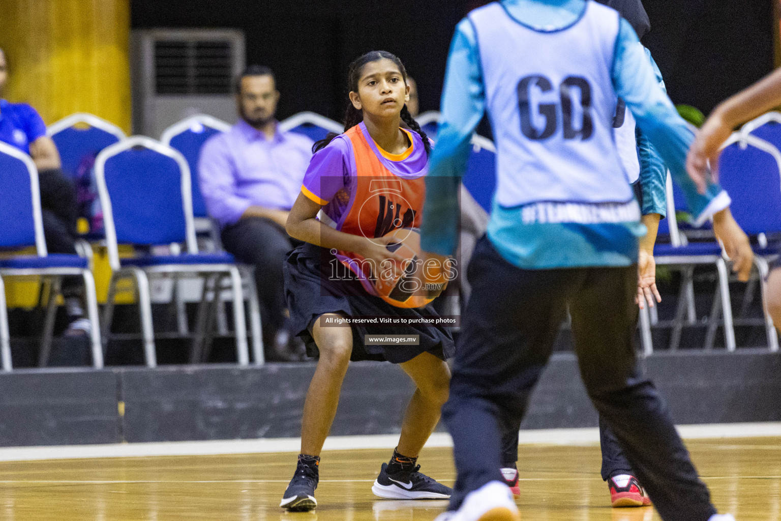 Day 10 of 24th Interschool Netball Tournament 2023 was held in Social Center, Male', Maldives on 5th November 2023. Photos: Nausham Waheed / images.mv