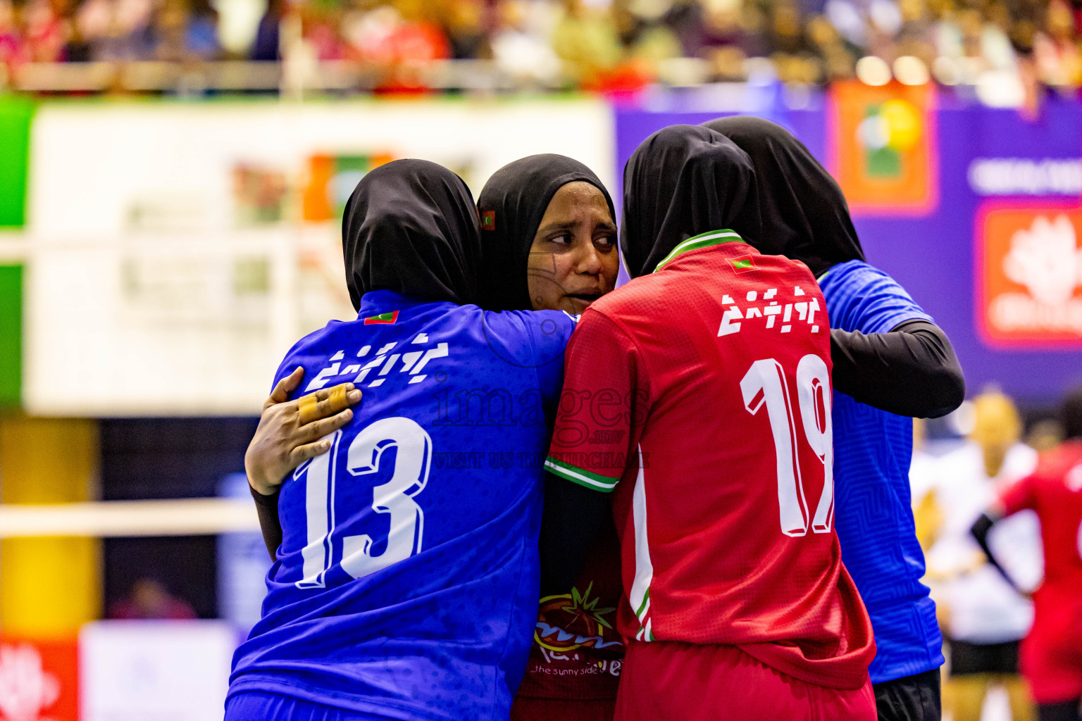 Final of CAVA Woman's Volleyball Challenge Cup 2024 was held in Social Center, Male', Maldives on Wednesday, 11th September 2024. Photos: Nausham Waheed / images.mv