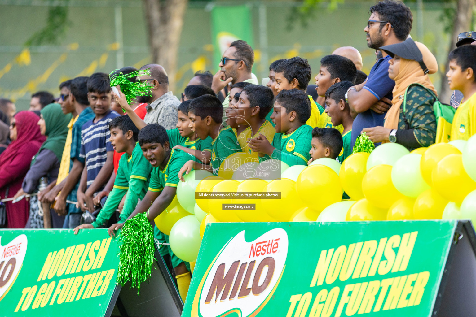 Day 2 of MILO Academy Championship 2023 (U12) was held in Henveiru Football Grounds, Male', Maldives, on Saturday, 19th August 2023. Photos: Nausham Waheedh / images.mv