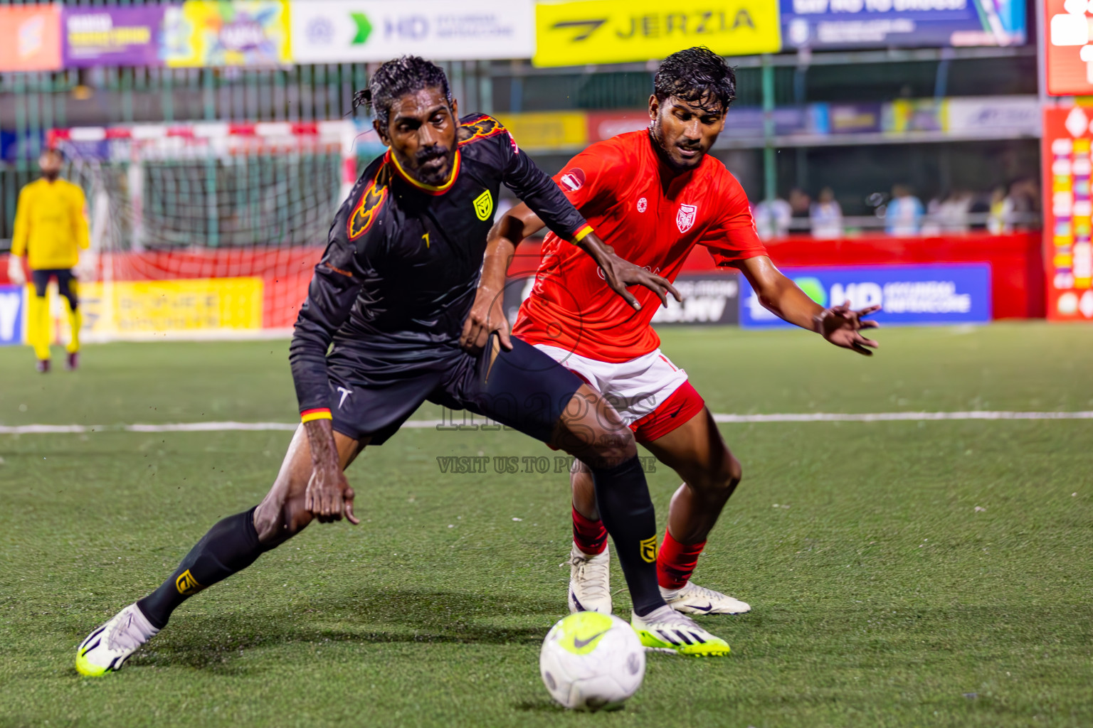 B Thulhaadhoo vs B Eydhafushi in Day 26 of Golden Futsal Challenge 2024 was held on Friday , 9th February 2024 in Hulhumale', Maldives
Photos: Hassan Simah / images.mv