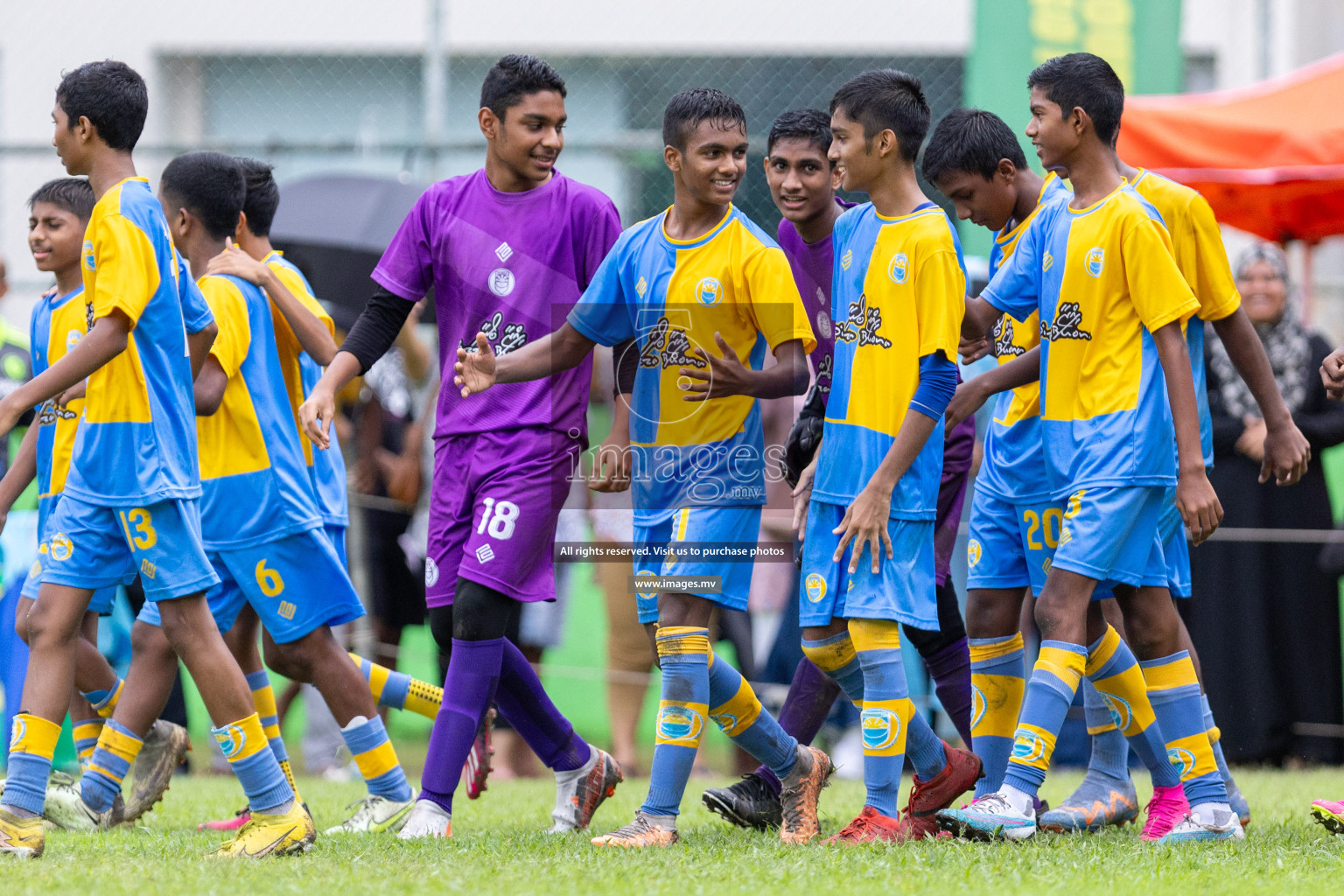 Day 2 of MILO Academy Championship 2023 (u14) was held in Henveyru Stadium Male', Maldives on 4th November 2023. Photos: Nausham Waheed / images.mv