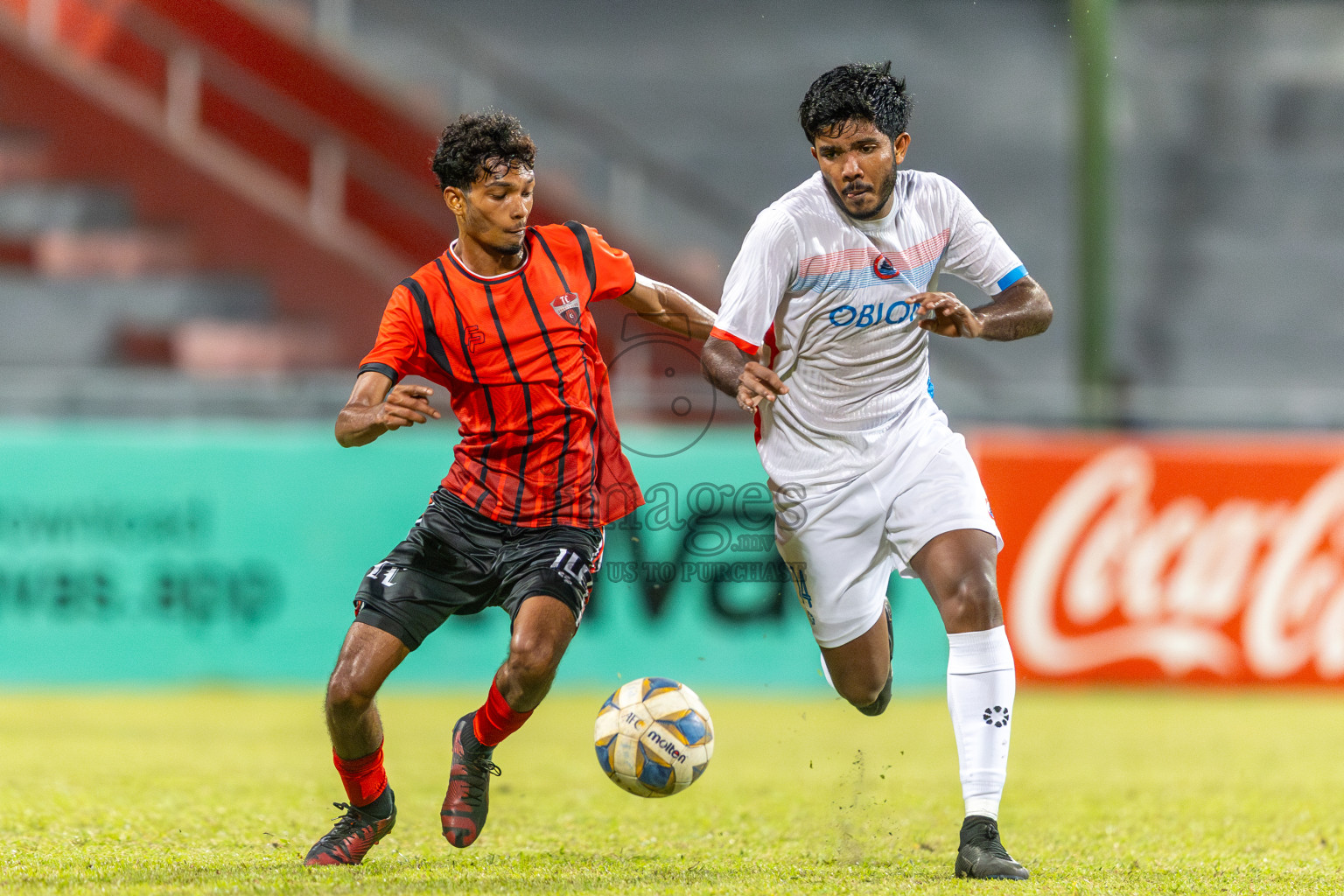 TC Sports Club vs Odi Sports Club in the FAM League Cup 2025 held at National Football Stadium, Male', Maldives on Sunday, 4th May 2025.
Photos By: Ismail Thoriq / images.mv