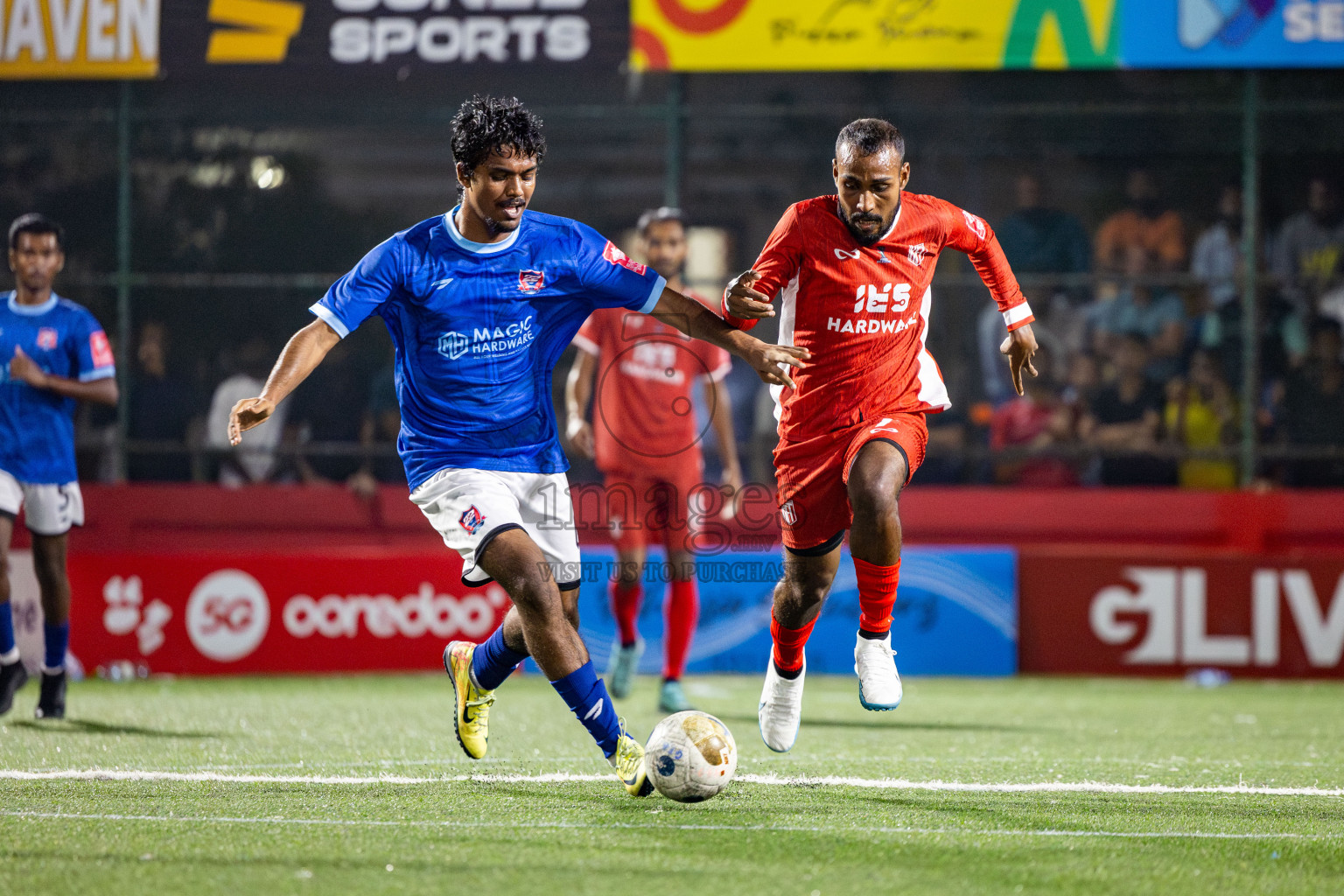HA Kelaa vs HA Hoarafushi in Day 13 of Golden Futsal Challenge 2025 was held on Friday, 17th January 2025, in Hulhumale', Maldives. Photos: Nausham Waheed / images.mv