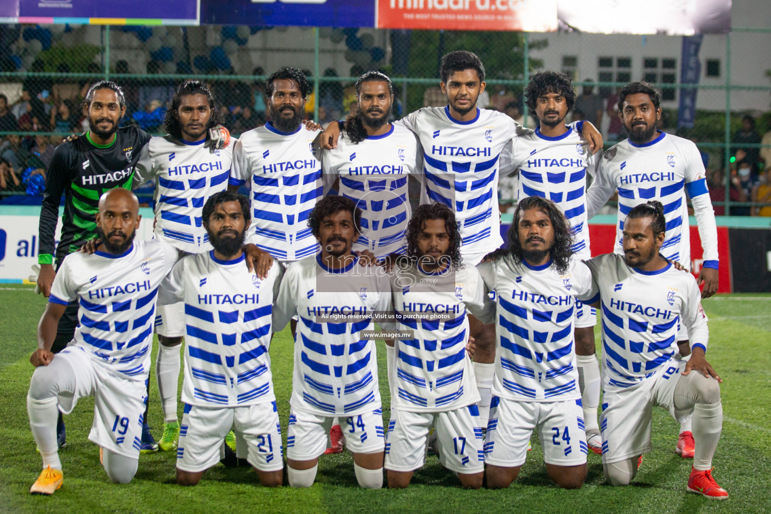 STO RC Vs Team Fenaka in the Quarter Finals of Club Maldives 2021 held in Hulhumale, Maldives on 13 December 2021. Photos: Nasam Thaufeeq