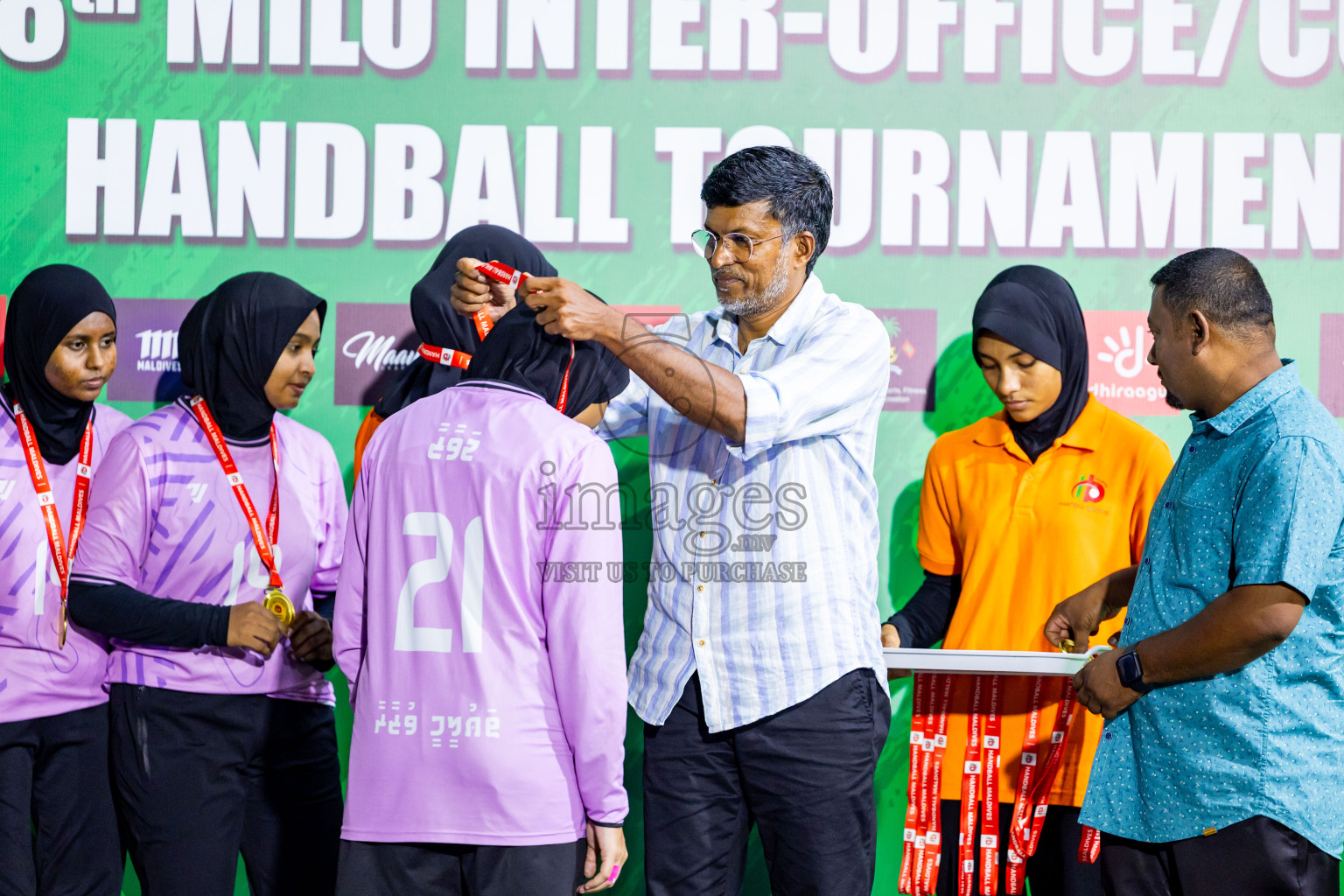 2nd Division Final of 8th Inter-Office/Company Handball Tournament 2024, held in Handball ground, Male', Maldives on Tuesday, 17th September 2024 Photos: Nausham Waheed/ Images.mv