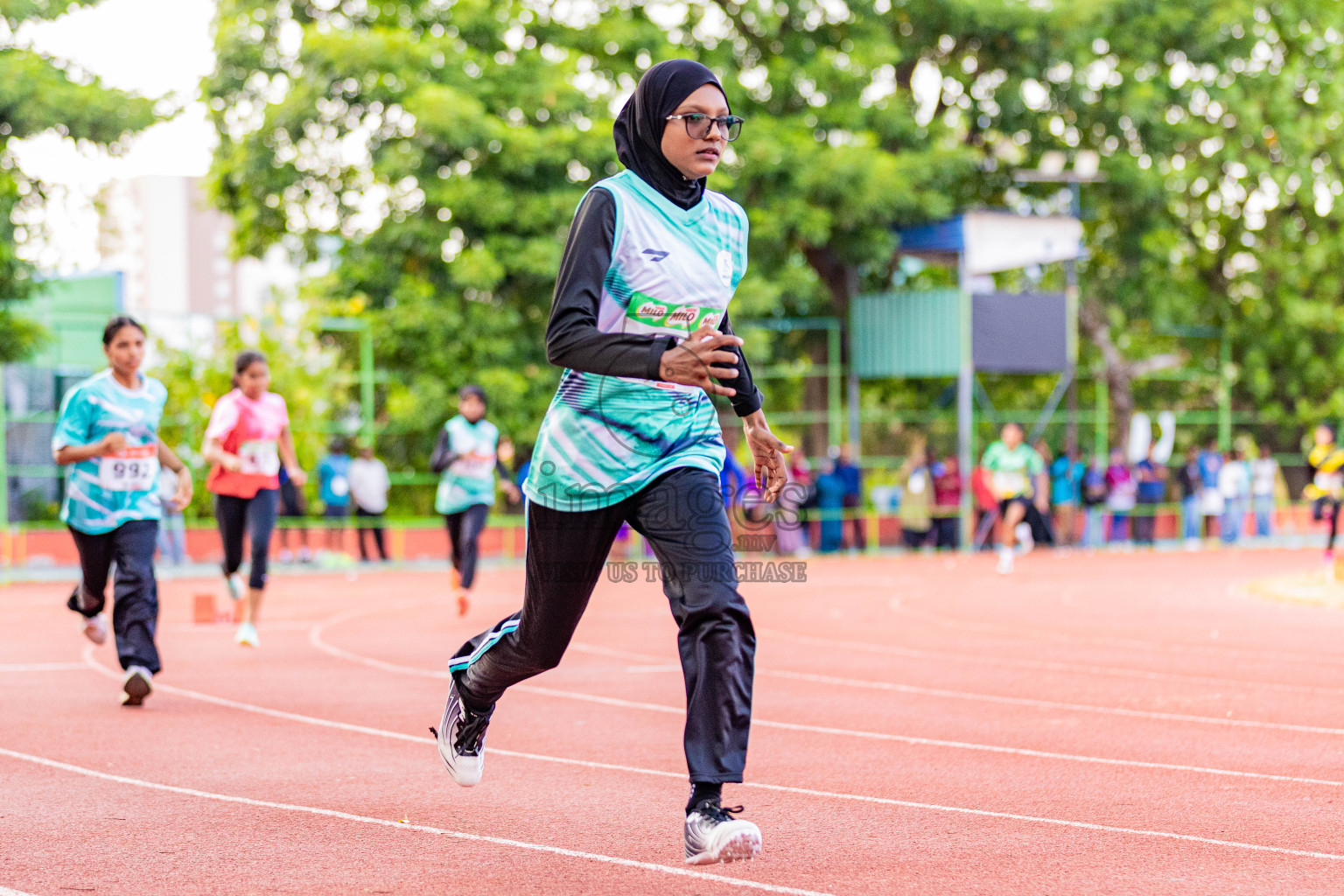 Day 3 of Inter-school Athletics Championship 2025 held in Ekuveni Synthetic Track, Male', Maldives on Wednesday, 08th October 2025. Photos by: Areef Adam  / Images.mv