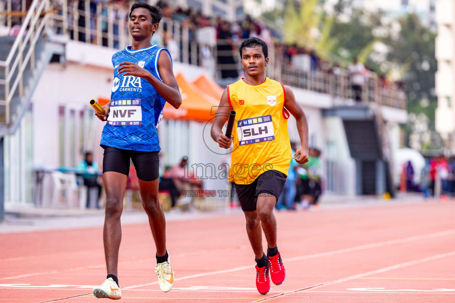 Day 5 of MWSC Interschool Athletics Championships 2024 held in Hulhumale Running Track, Hulhumale, Maldives on Wednesday, 13th November 2024. Photos by: Nausham Waheed / Images.mv