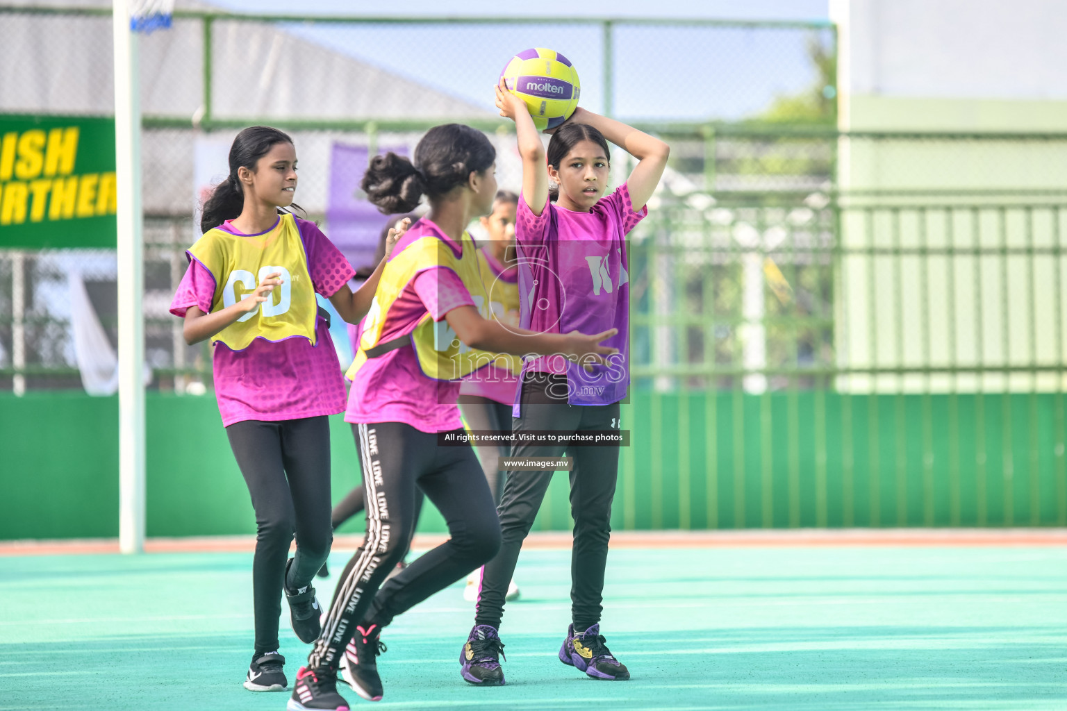 Day 7 of Junior Netball Championship 2022 on 11th March 2022 held in Male', Maldives. Photos by Nausham Waheed