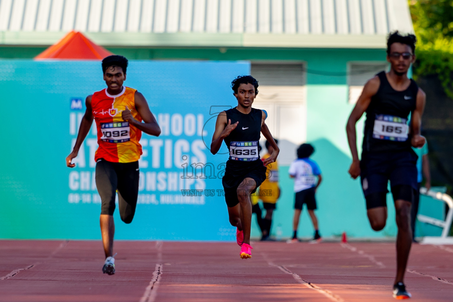 Day 4 of MWSC Interschool Athletics Championships 2024 held in Hulhumale Running Track, Hulhumale, Maldives on Tuesday, 12th November 2024. Photos by: Nausham Waheed / Images.mv