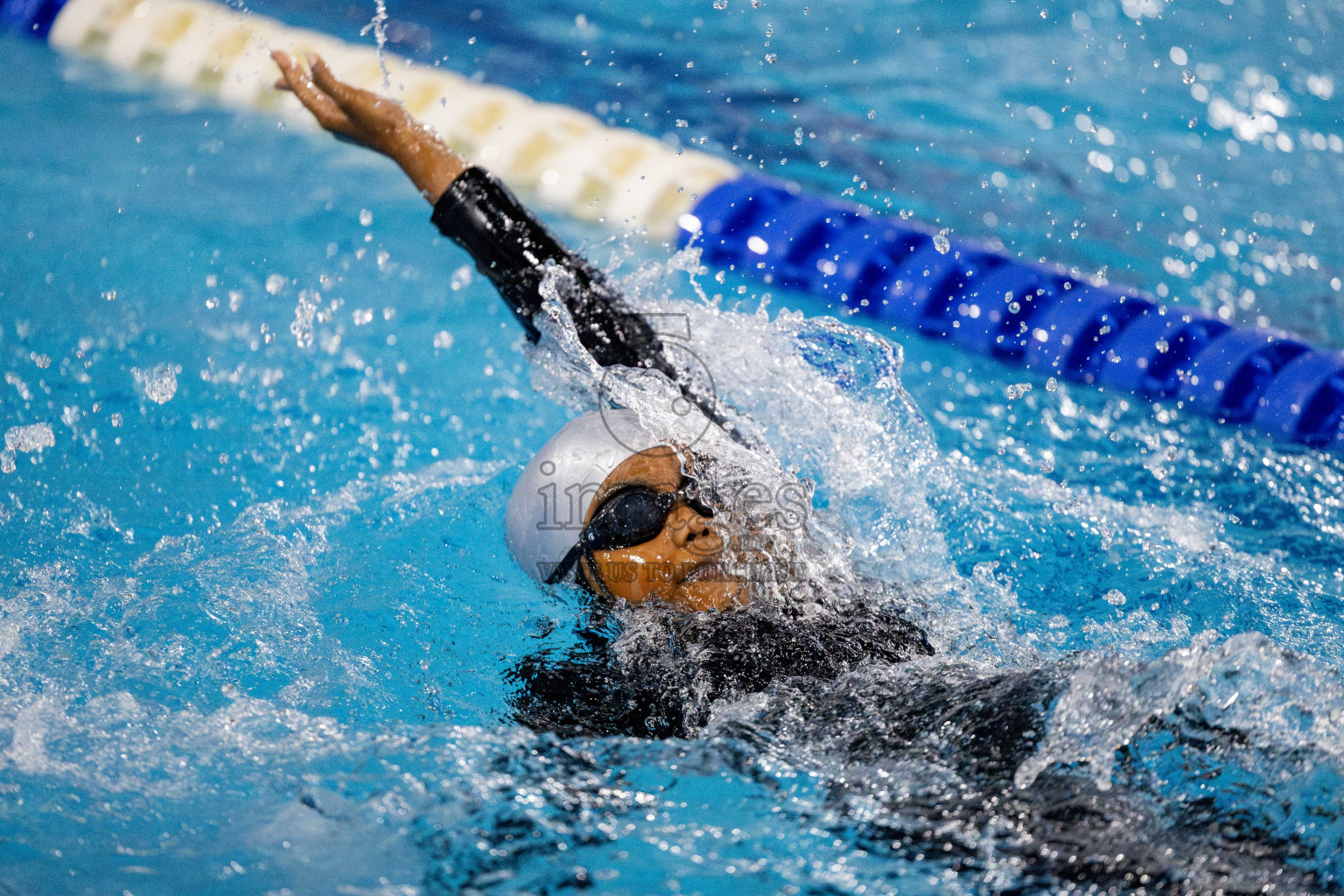 Day 4 of National Swimming Competition 2024 held in Hulhumale', Maldives on Monday, 16th December 2024. 
Photos: Hassan Simah / images.mv