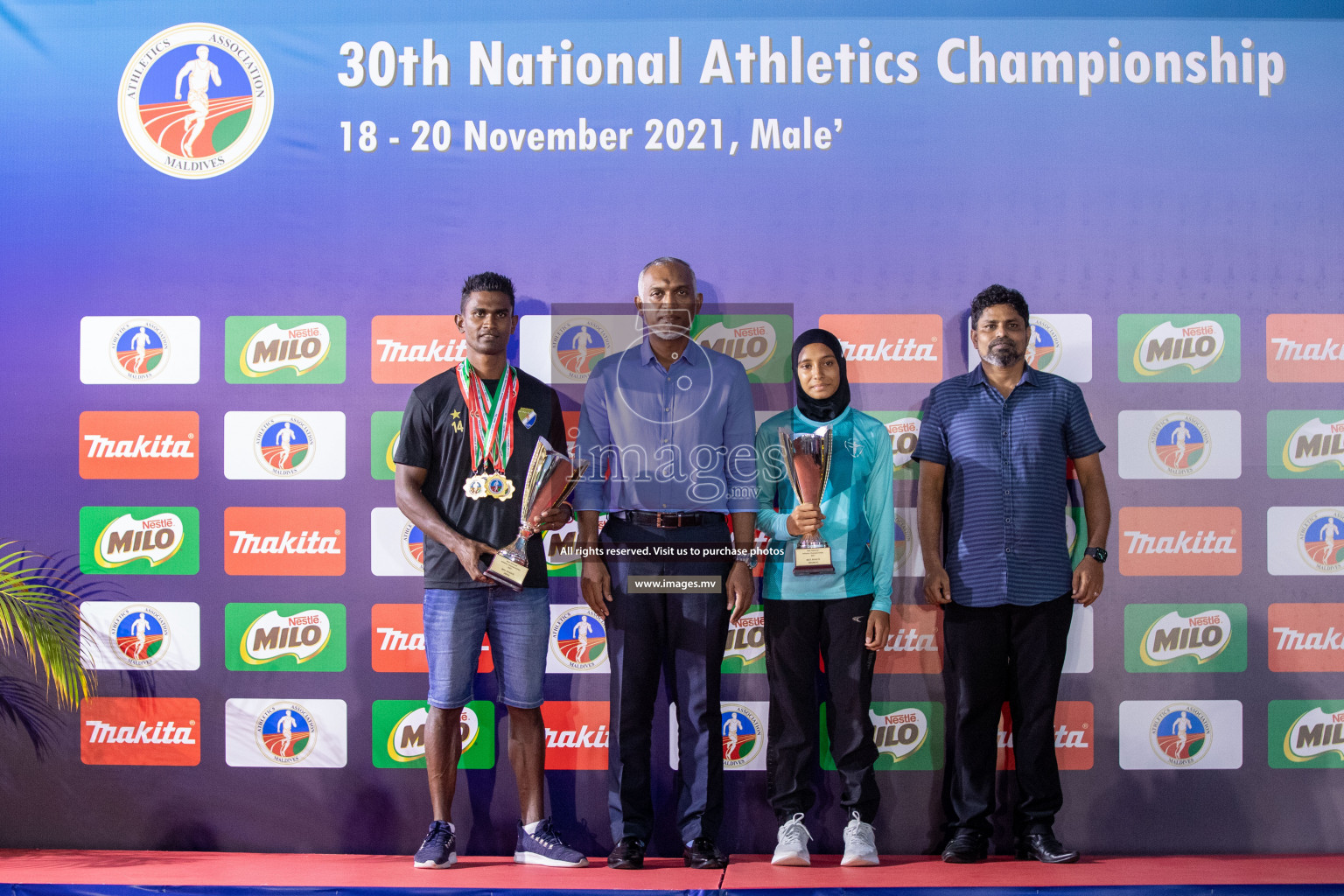 Day 3 from 30th National Athletics Championship 2021 held from 18 - 20 November 2021 in Ekuveni Synthetic Track