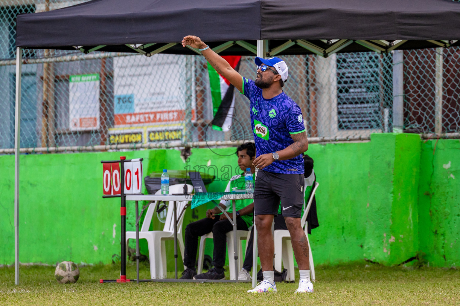 Day 1 of MILO Academy Championship 2024 - U12 was held at Henveiru Grounds in Male', Maldives on Thursday, 4th July 2024. Photos: Shuu Abdul Sattar / images.mv