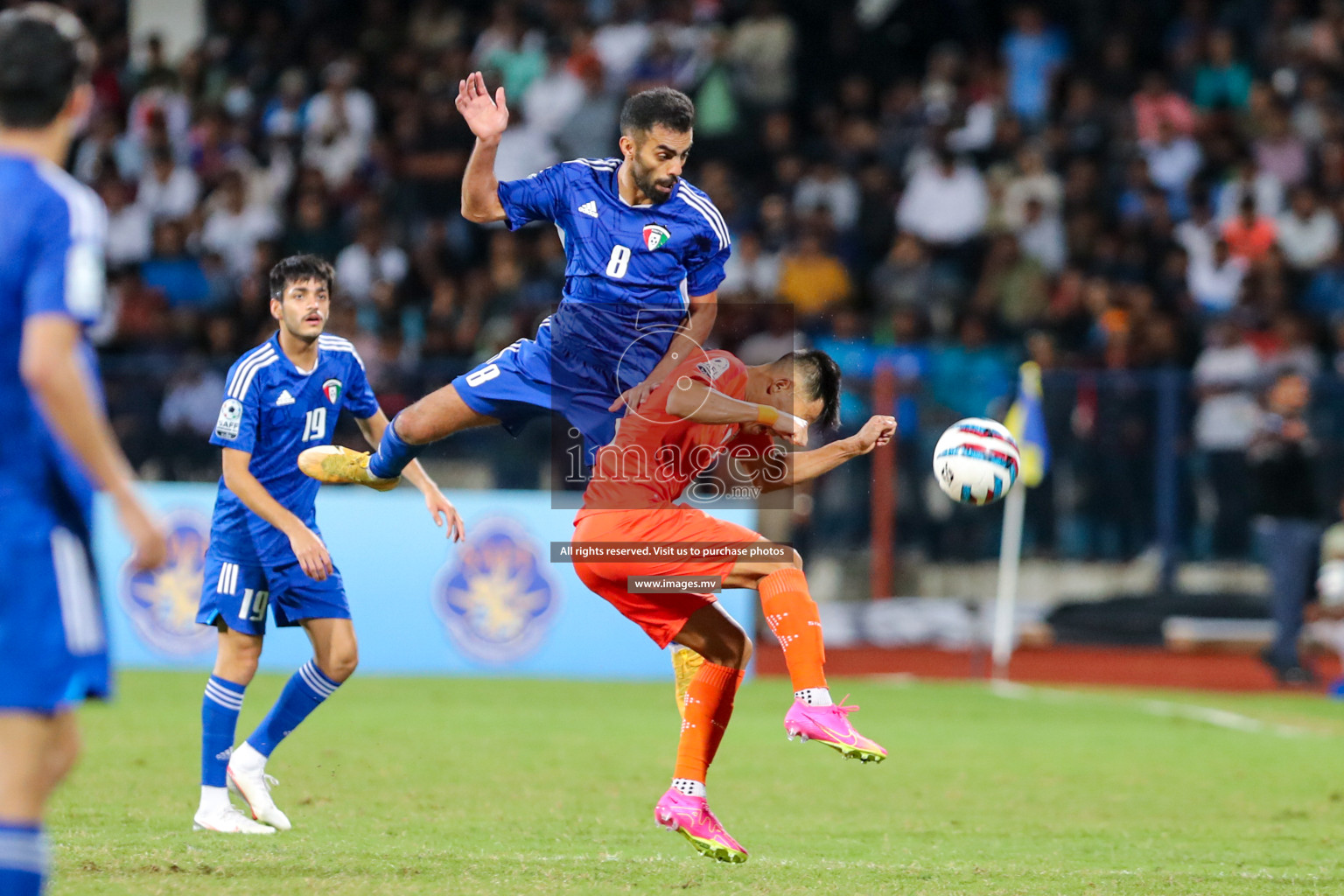 Kuwait vs India in the Final of SAFF Championship 2023 held in Sree Kanteerava Stadium, Bengaluru, India, on Tuesday, 4th July 2023. Photos: Nausham Waheed, Hassan Simah / images.mv