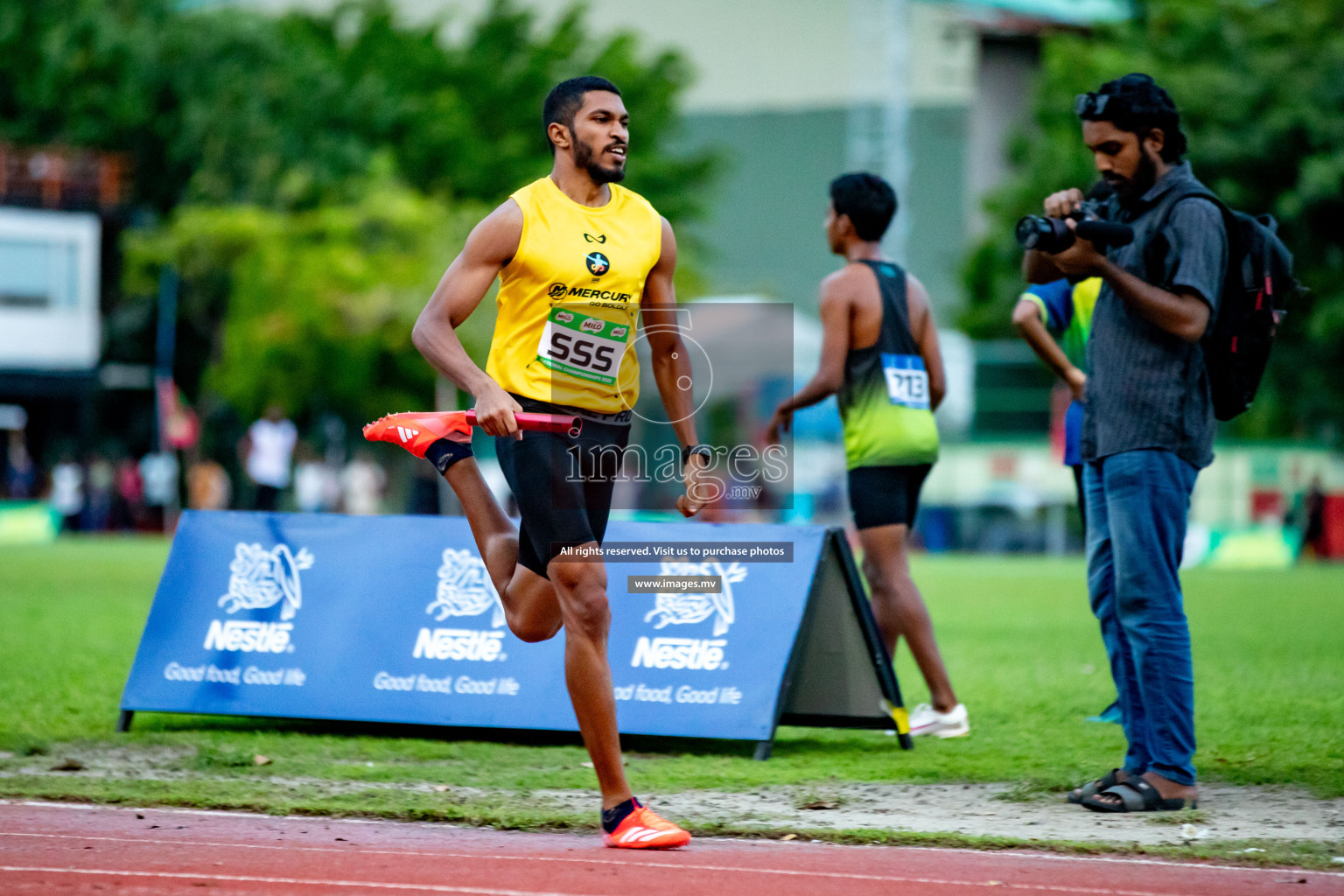 Day 2 of National Athletics Championship 2023 was held in Ekuveni Track at Male', Maldives on Friday, 24th November 2023. Photos: Hassan Simah / images.mv