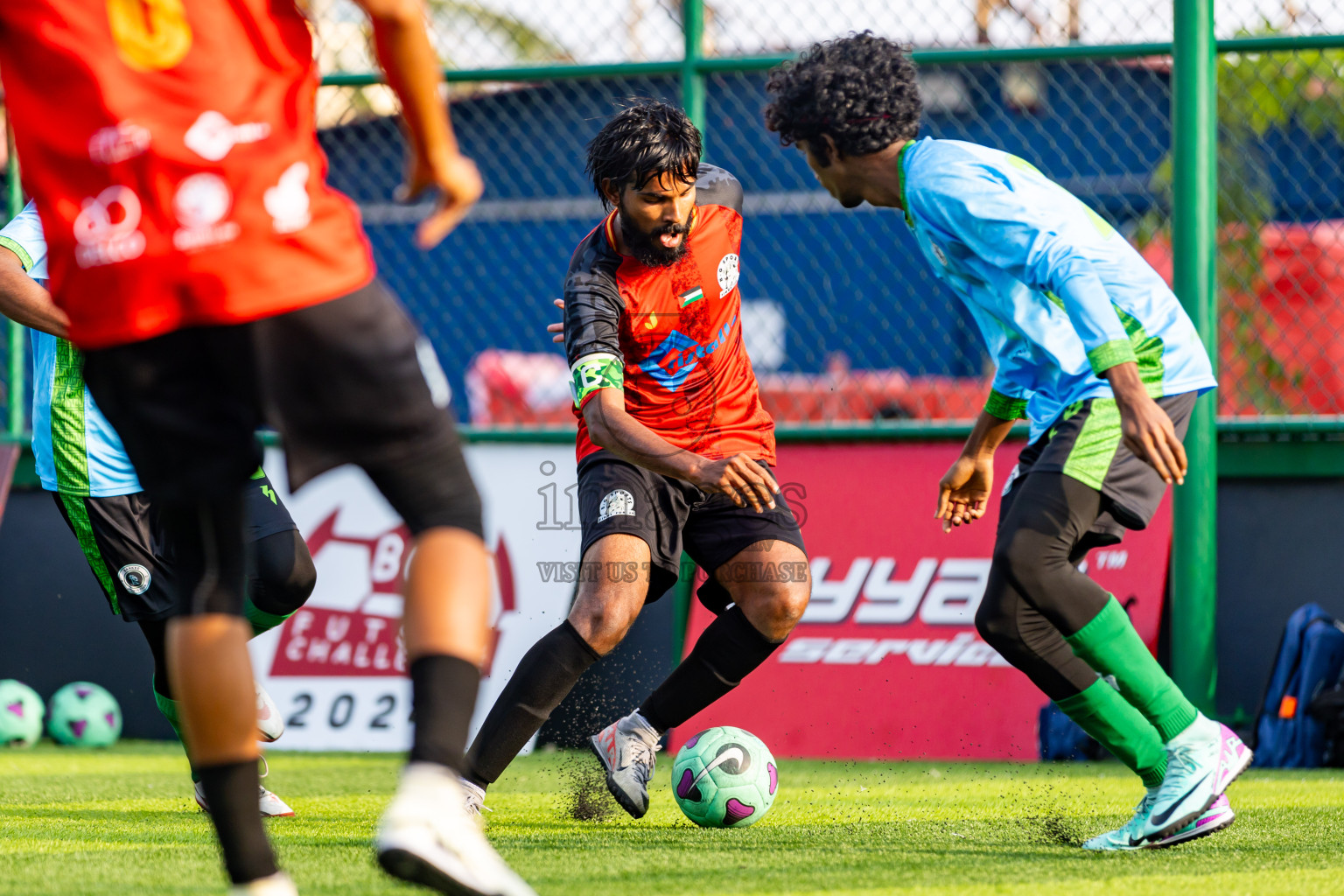 Baakee Sports Club vs BG Sports Club in Day 5 of BG Futsal Challenge 2024 was held on Saturday, 16th March 2024, in Male', Maldives Photos: Nausham Waheed / images.mv