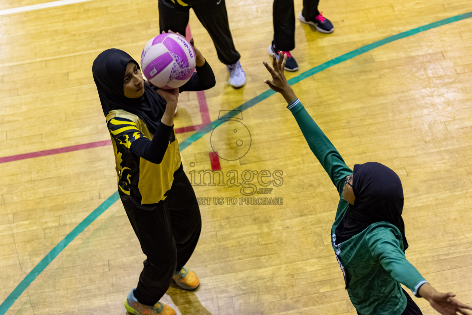 Day 8 of 26th Inter-School Netball Tournament 2025 was held in Social Center Indoor Hall on Sunday, 26th October 2025. Photos: Hassan Simah / images.mv