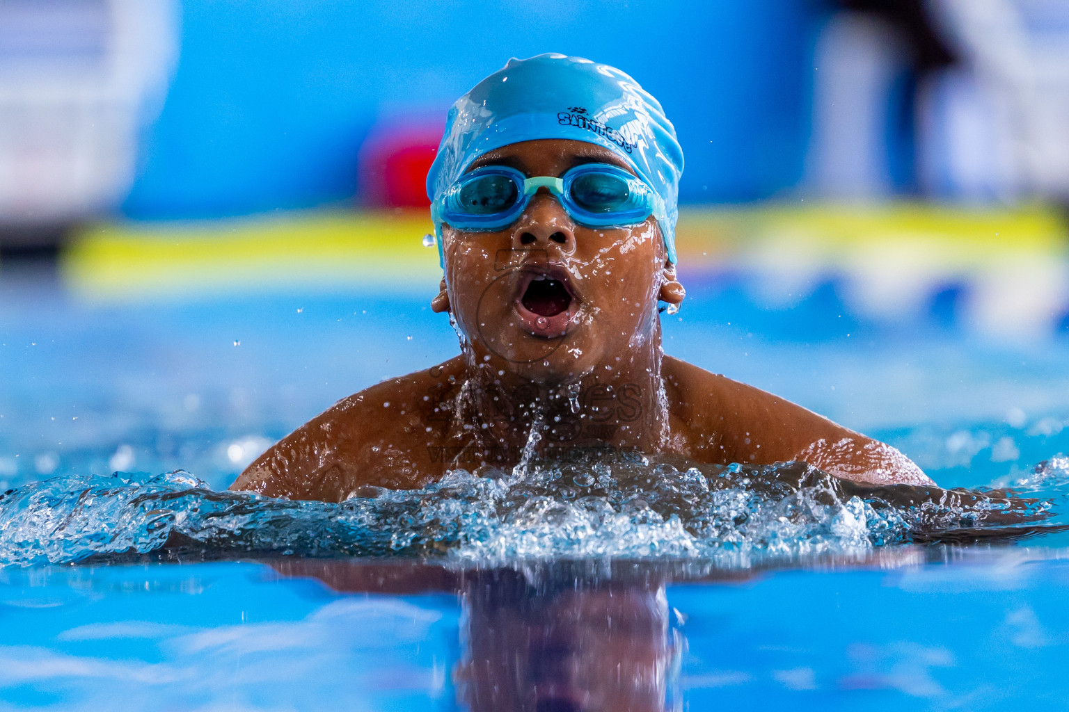 Day 2 of 20th Inter-school Swimming Competition 2024 held in Hulhumale', Maldives on Sunday, 13th October 2024. Photos: Nausham Waheed / images.mv