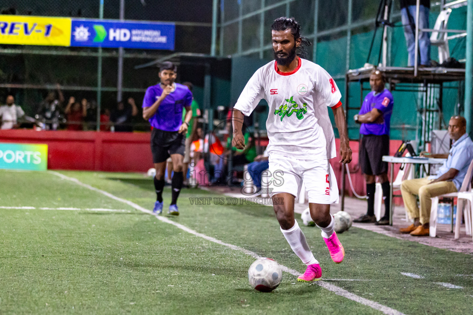 Th. Vilufushi  VS  Th. Gaadhiffushi in Day 20 of Golden Futsal Challenge 2024 was held on Saturday , 3rd February 2024 in Hulhumale', Maldives Photos: Nausham Waheed / images.mv