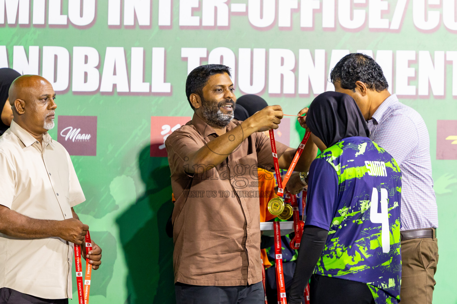 1st Division Final of 8th Inter-Office/Company Handball Tournament 2024, held in Handball ground, Male', Maldives on Tuesday, 11th September 2024 Photos: Nausham Waheed/ Images.mv