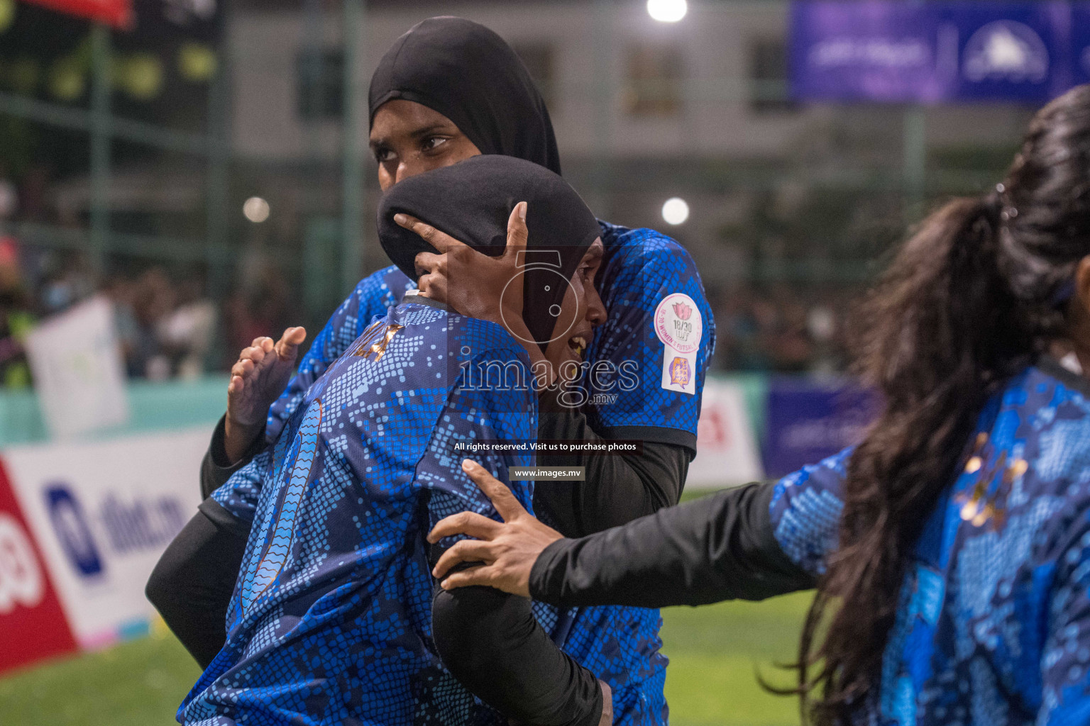 Ports Limited vs WAMCO - in the Finals 18/30 Women's Futsal Fiesta 2021 held in Hulhumale, Maldives on 18 December 2021. Photos by Nausham Waheed & Shuu Abdul Sattar