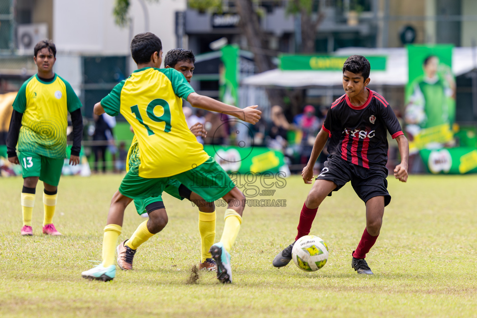 Day 3 of MILO Academy Championship 2024 (U-14) was held in Henveyru Stadium, Male', Maldives on Saturday, 2nd November 2024.
Photos: Hassan Simah / Images.mv