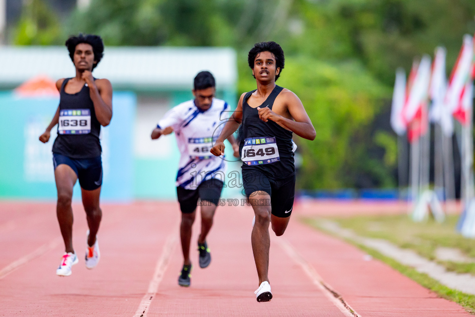 Day 5 of MWSC Interschool Athletics Championships 2024 held in Hulhumale Running Track, Hulhumale, Maldives on Wednesday, 13th November 2024. Photos by: Nausham Waheed / Images.mv