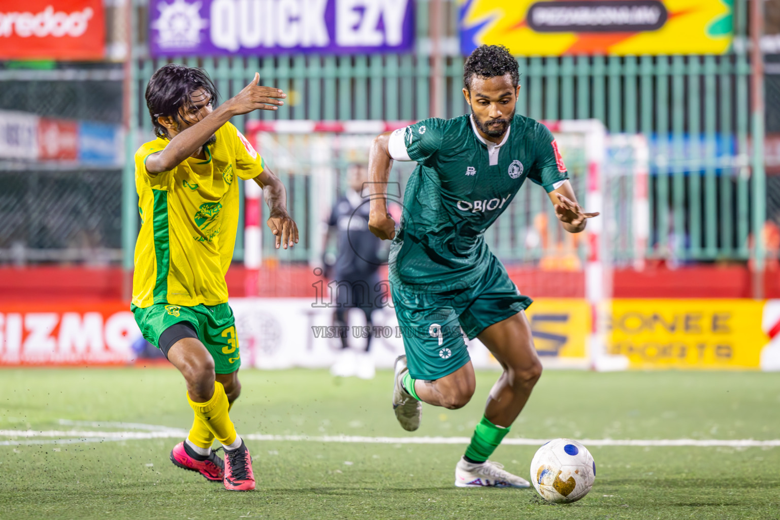 Dhandimagu vs GDh Vaadhoo in Zone Round on Day 28 of Golden Futsal Challenge 2025 was held on Saturday , 1st February 2025, in Hulhumale', Maldives. Photos: Ismail Thoriq / images.mv