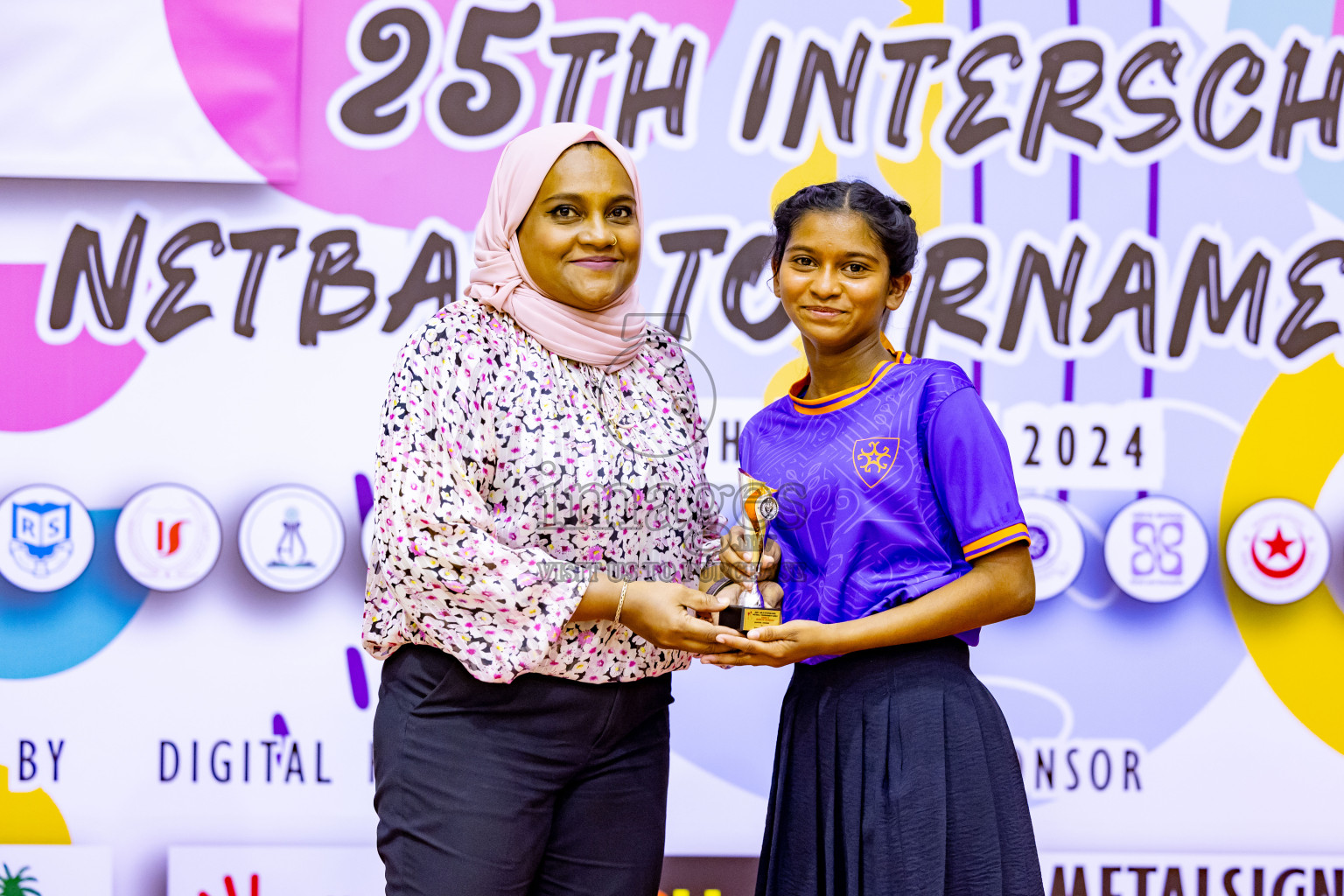 Day 14 of 25th Inter-School Netball Tournament was held in Social Center at Male', Maldives on Sunday, 25th August 2024. Photos: Nausham Waheed / images.mv