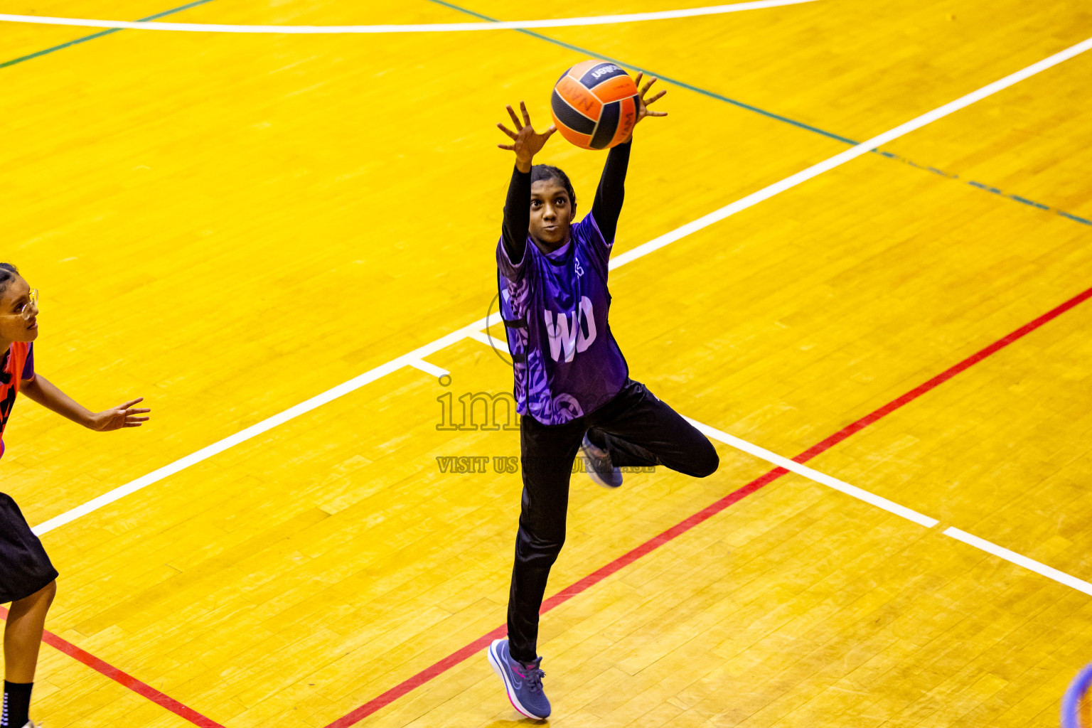 Day 13 of 25th Inter-School Netball Tournament was held in Social Center at Male', Maldives on Saturday, 24th August 2024. Photos: Nausham Waheed / images.mv