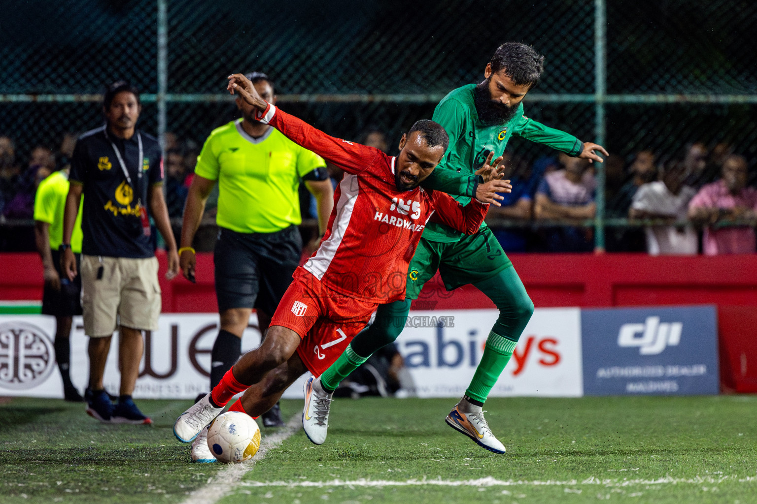 HA Vashafaru VS HA Kelaa in Atoll Round Semi-Final on Day 23 of Golden Futsal Challenge 2025 was held on Monday , 27th January 2025, in Hulhumale', Maldives. Photos: Nausham Waheed / images.mv