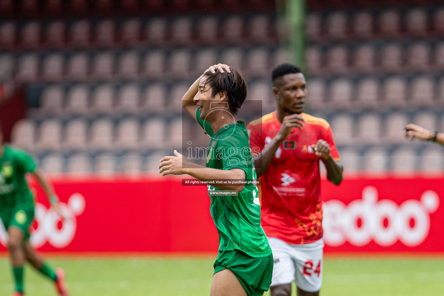 Maziya Sports & Recreation Club vs Bashundhara Kings in the group stage of AFC Cup 2023 held in the National Stadium, Male, Maldives, on Tuesday 19th September 2023. Photos: Mohamed Mahfooz Moosa