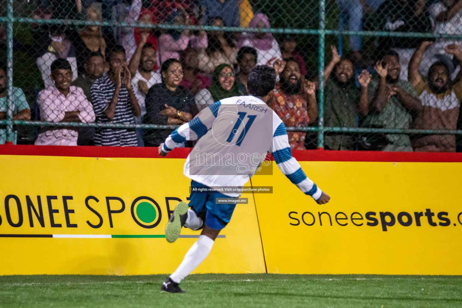 Club AVSEC vs TEAM DJA in Club Maldives Cup 2022 was held in Hulhumale', Maldives on Sunday, 9th October 2022. Photos: Hassan Simah / images.mv