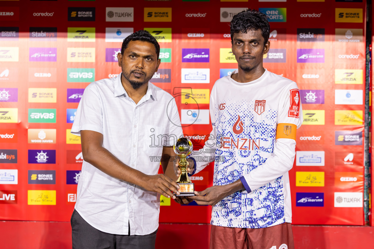 Th Dhiyamigili vs Th Vilufushi  in Day 6 of Golden Futsal Challenge 2025 on Friday, 6th January 2025, in Hulhumale', Maldives
Photos: Ismail Thoriq / images.mv