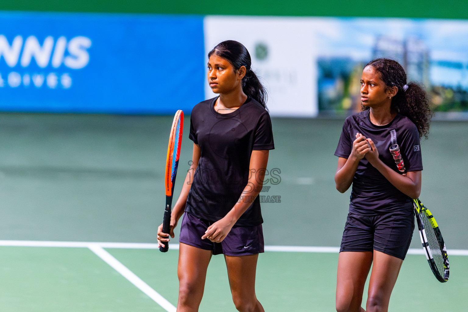 Day 2 of ATF Maldives Junior Open Tennis was held in Male' Tennis Court, Male', Maldives on Tuesday, 10th December 2024. Photos: Nausham Waheed / images.mv