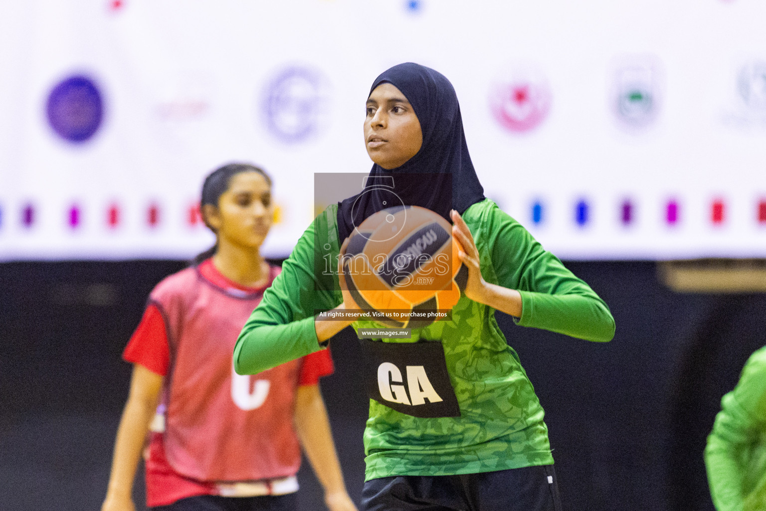 Day 11 of 24th Interschool Netball Tournament 2023 was held in Social Center, Male', Maldives on 6th November 2023. Photos: Nausham Waheed / images.mv