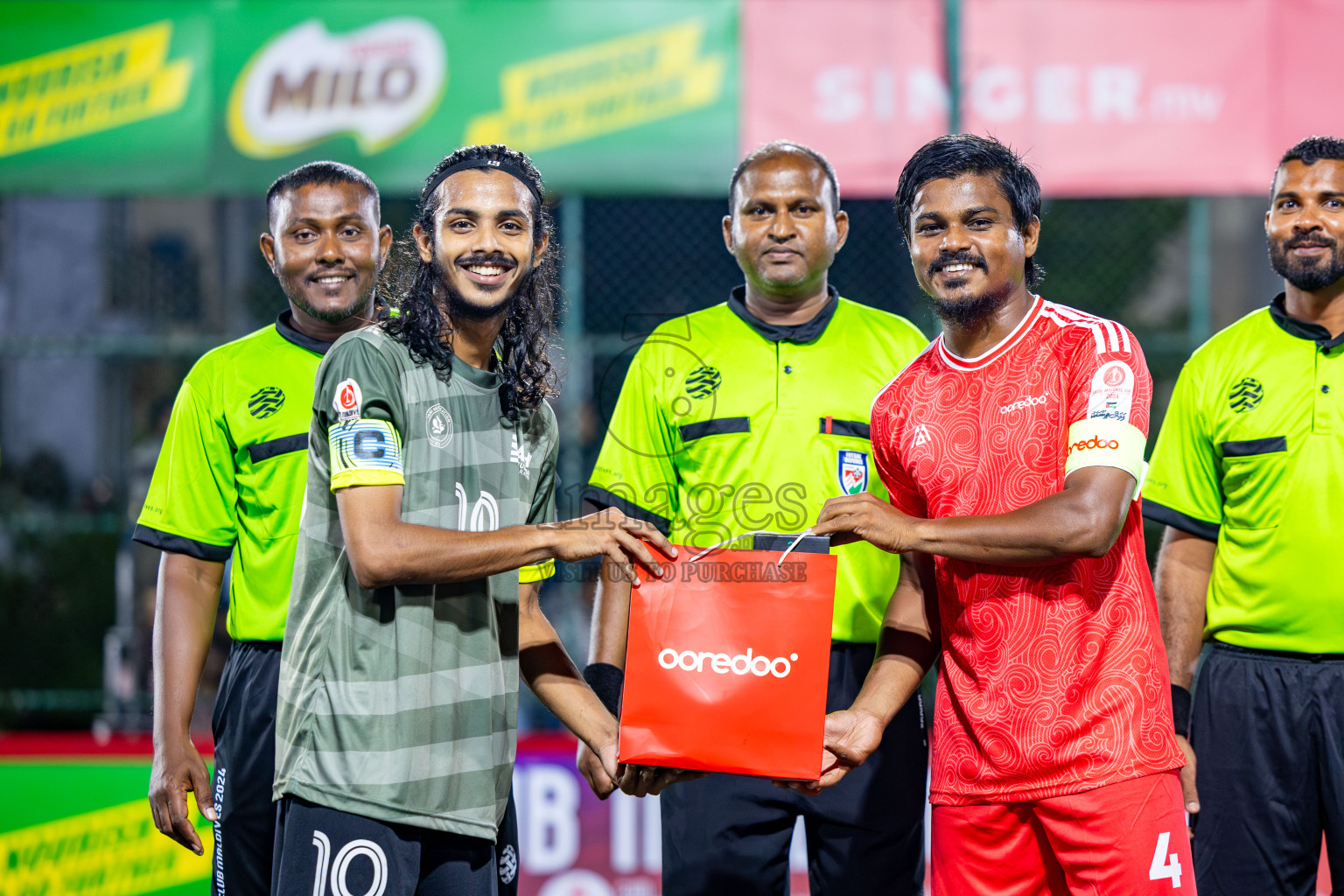 Ooredoo Maldives vs Fahi Rc in Club Maldives Cup 2024 held in Rehendi Futsal Ground, Hulhumale', Maldives on Tuesday, 25th September 2024. Photos: Nausham Waheed/ images.mv