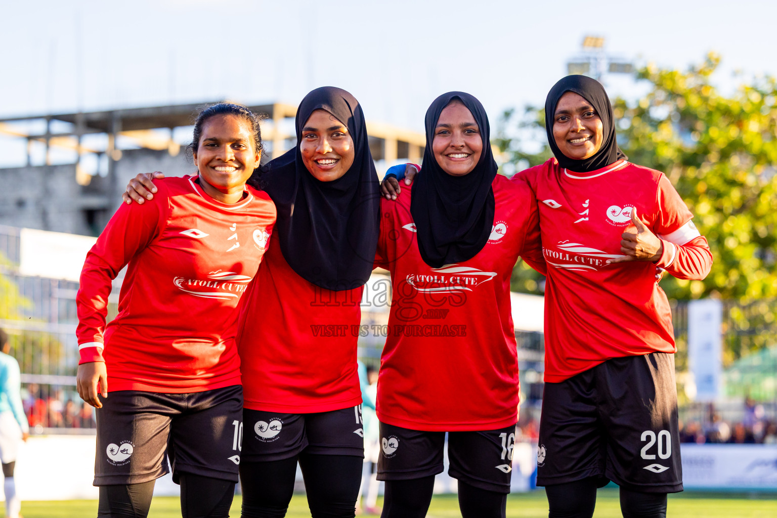 Dhonfan vs Goidhoo in Day 3 of Better in Baa Futsal Fiesta 2025 Woman's division held in B. Eydhafushi, Maldives on Friday, 7th November 2025. Photos: Nausham Waheed / images.mv