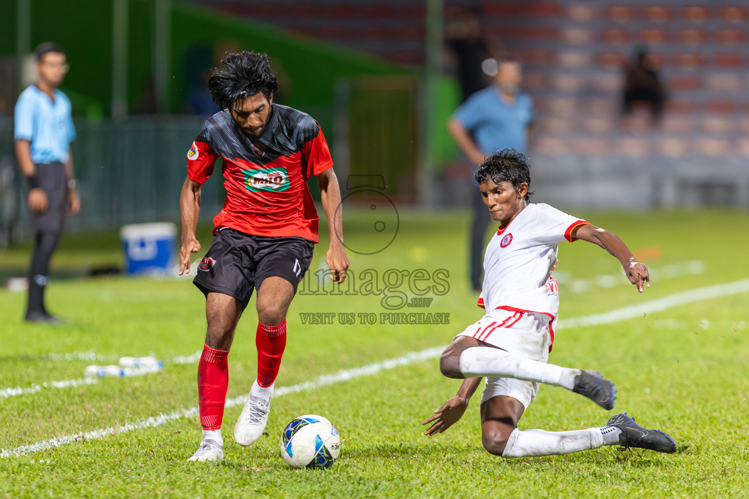 TC Sports Club vs Buru Sports Club in Under 19 Youth Championship 2024 was held at National Stadium in Male', Maldives on Wednesday, 12th June 2024. Photos: Mohamed Mahfooz Moosa / images.mv