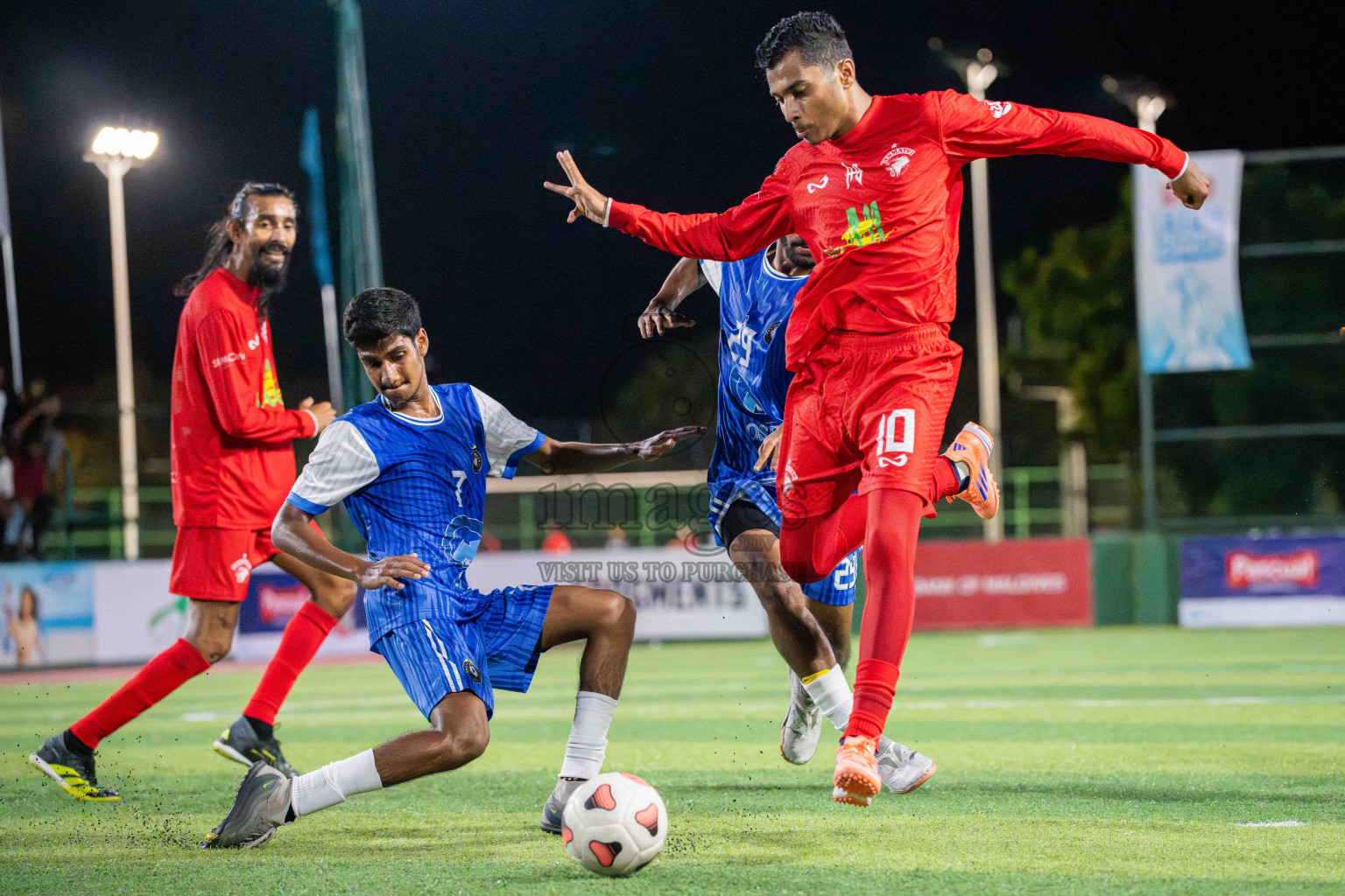 Kanmathi FC VS Best in Day 1 - Fonadhoo Youth Futsal Challenge 2025 was held in Fonadhoo Futsal Stadium, L. Fonadhoo, Maldives on Sunday, 26th October 2025 Photos: Arif Rasheed / images.mv