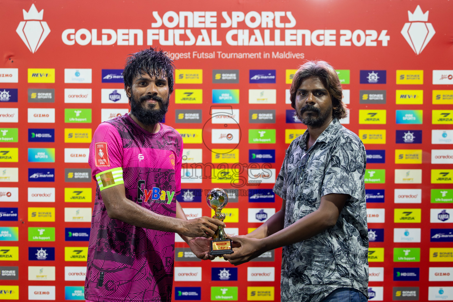 Maafannu vs Villimale on Day 32 of Golden Futsal Challenge 2024, held on Saturday, 17th February 2024 in Hulhumale', Maldives 
Photos: Mohamed Mahfooz Moosa / images.mv