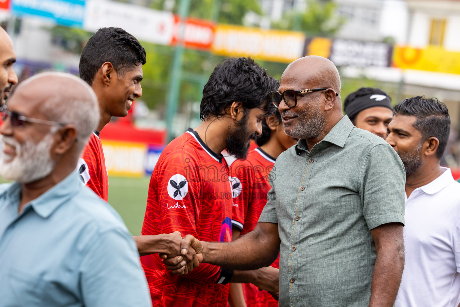 GDh Madaveli VS GDh Gadhdhoo in Atoll Round Semi-Final on Day 20 of Golden Futsal Challenge 2025 was held on Friday, 24th January 2025, in Hulhumale', Maldives.
Photos: Ismail Thoriq / images.mv
