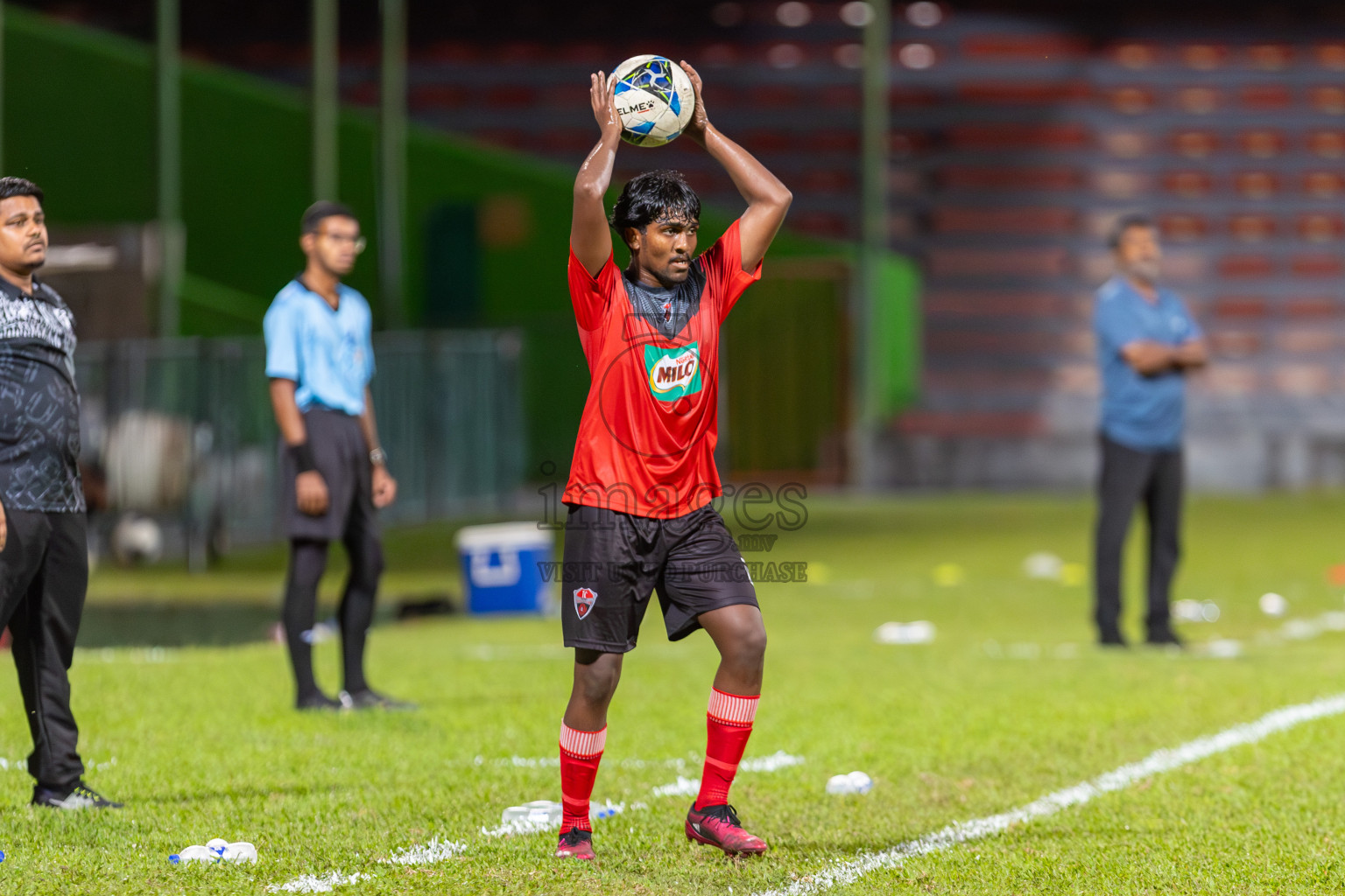 TC Sports Club vs Buru Sports Club in Under 19 Youth Championship 2024 was held at National Stadium in Male', Maldives on Wednesday, 12th June 2024. Photos: Mohamed Mahfooz Moosa / images.mv