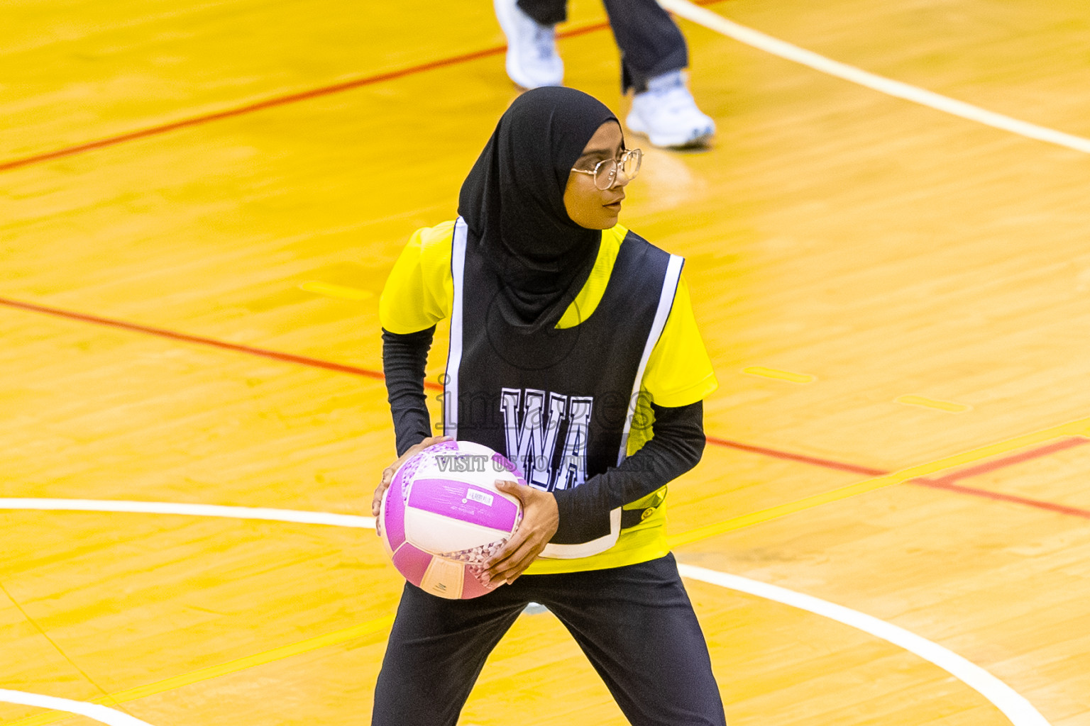 Day 8 of 24th Milo Netball Association Championship was held in Social Center at Male', Maldives on Monday, 8th September 2025. Photos: Mohamed Mahfooz Moosa / images.mv