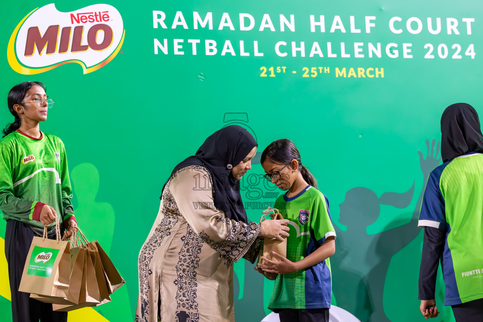 Finals of Milo Ramadan Half Court Netball Challenge on 24th March 2024, held in Central Park, Hulhumale, Male', Maldives
Photos: Ismail Thoriq / imagesmv