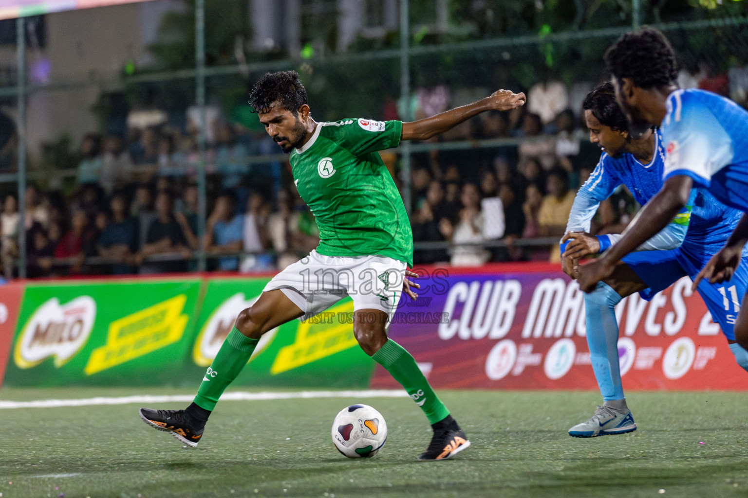 CLUB HDC vs CLUB FEN in Club Maldives Cup 2024 held in Rehendi Futsal Ground, Hulhumale', Maldives on Monday, 23rd September 2024. 
Photos: Mohamed Mahfooz Moosa / images.mv