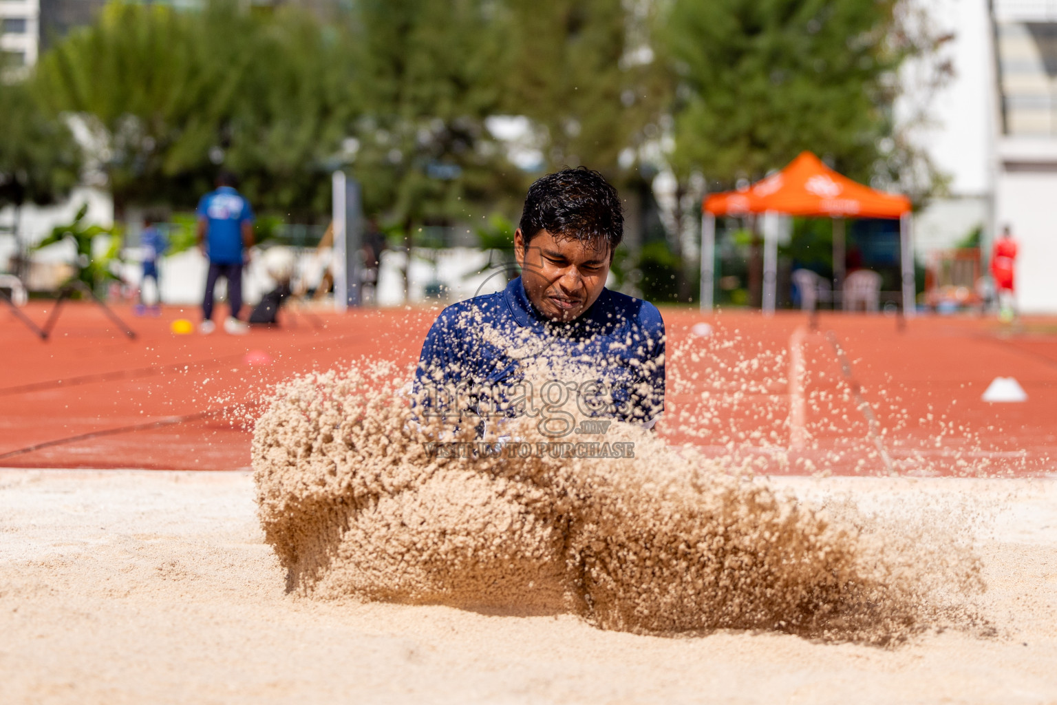 Day 2 of MWSC Interschool Athletics Championships 2024 held in Hulhumale Running Track, Hulhumale, Maldives on Sunday, 10th November 2024. 
Photos by:  Hassan Simah / Images.mv