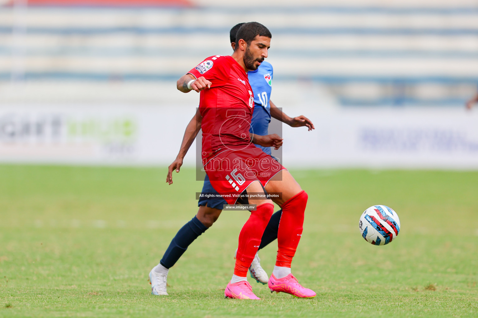 Lebanon vs Maldives in SAFF Championship 2023 held in Sree Kanteerava Stadium, Bengaluru, India, on Tuesday, 28th June 2023. Photos: Nausham Waheed, Hassan Simah / images.mv