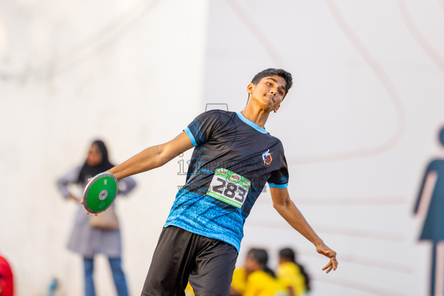 Day 2 of 12th Milo Association Championships was held in Ekuveni Track at Male', Maldives on Friday, 25th April 2025. Photos: Ismail Thoriq / images.mv